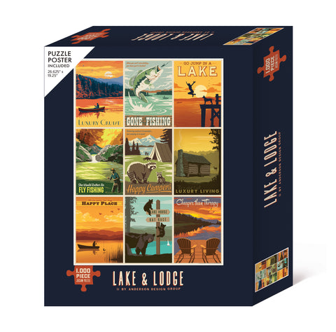 Lake & Lodge 1000-Piece Puzzle