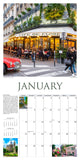 A Walk in Paris 2024 12" x 12" Wall Calendar