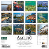 Angler's 2024 12" x 12" Wall Calendar