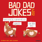 Bad Dad Jokes 2024 12" x 12" Wall Calendar