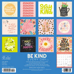 Be Kind 2024 12" x 12" Wall Calendar