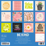 Be Kind 2024 12" x 12" Wall Calendar