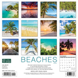 Beaches 2024 12" x 12" Wall Calendar