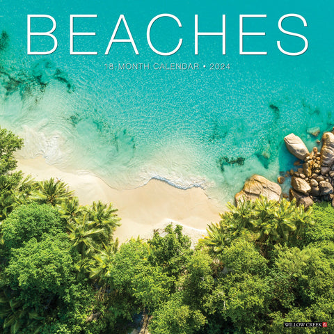 Beaches 2024 12" x 12" Wall Calendar