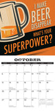 Beer - Through the Years 2024 12" x 12" Wall Calendar Calendar