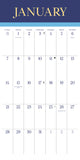 Big Grid  (Jewel) 2024 12" x 12" Wall Calendar