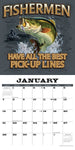 Buck Wear's Fishing Tales 2024 12" x 12" Wall Calendar