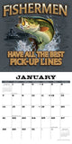Buck Wear's Fishing Tales 2024 12" x 12" Wall Calendar