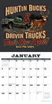 Buck Wear's Hunting Tales 2024 12" x 12" Wall Calendar