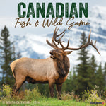 Canadian Fish & Wild Game 2024 12" x 12" Wall Calendar (Wildlife)