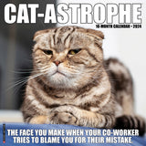 Cat-Astrophe 2024 12" x 12" Wall Calendar