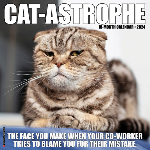 Cat-Astrophe 2024 12" x 12" Wall Calendar