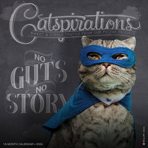 Catspirations 2024 12" x 12" Wall Calendar