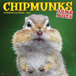 Chipmunks (Gone Nuts!) 2024 12" x 12" Wall Calendar