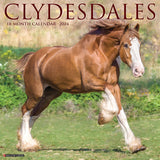 Clydesdales 2024 12" x 12" Wall Calendar