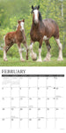 Clydesdales 2024 12" x 12" Wall Calendar