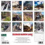 Colorado Narrow Gauge Railroads 2024 12" x 12" Wall Calendar