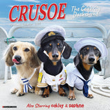 Crusoe the Celebrity Dachshund 2024 12" x 12" Wall Calendar