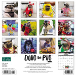Doug the Pug 2024 12" x 12" Wall Calendar