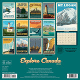 Explore Canada (ADG) 2024 12" x 12" Wall Calendar