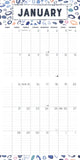 Family Planner 2024 12" x 12" Wall Calendar