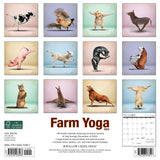 Farm Yoga 2024 12" x 12" Wall Calendar