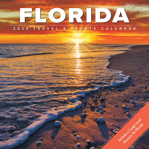 Florida 2024 12" x 12" Wall Calendar
