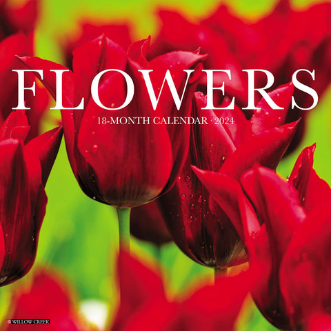 Flowers 2024 12" x 12" Wall Calendar