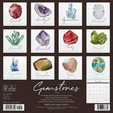 Gemstones 2024 12" x 12" Wall Calendar