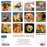 Golden Rules 2024 12" x 12" Wall Calendar