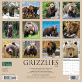 Grizzlies 2024 12" x 12" Wall Calendar