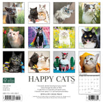 Happy Cats 2024 12" x 12" Wall Calendar