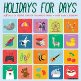 Holidays for Days 2024 12" x 12" Wall Calendar