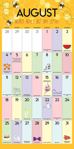 bloom 2024 Calendar Year Desk & Wall Calendar, 16 x 21, Holiday Icons –  bloom daily planners