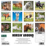 Horsin’ Around 2024 12" x 12" Wall Calendar