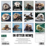 In Otter News 2024 12" x 12" Wall Calendar