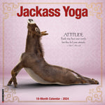 Jackass Yoga 2024 12" x 12" Wall Calendar