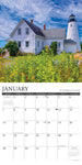 Lighthouses 2024 12" x 12" Wall Calendar
