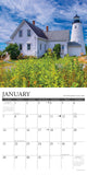 Lighthouses 2024 12" x 12" Wall Calendar