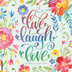 Live, Laugh, Love 2024 12" x 12" Wall Calendar