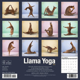 Llama Yoga 2024 12" x 12" Wall Calendar
