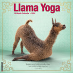 Llama Yoga 2024 12" x 12" Wall Calendar