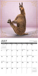Llama Yoga 2024 12" x 12" Wall Calendar