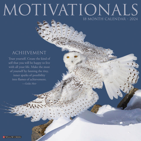 Motivationals 2024 12" x 12" Wall Calendar