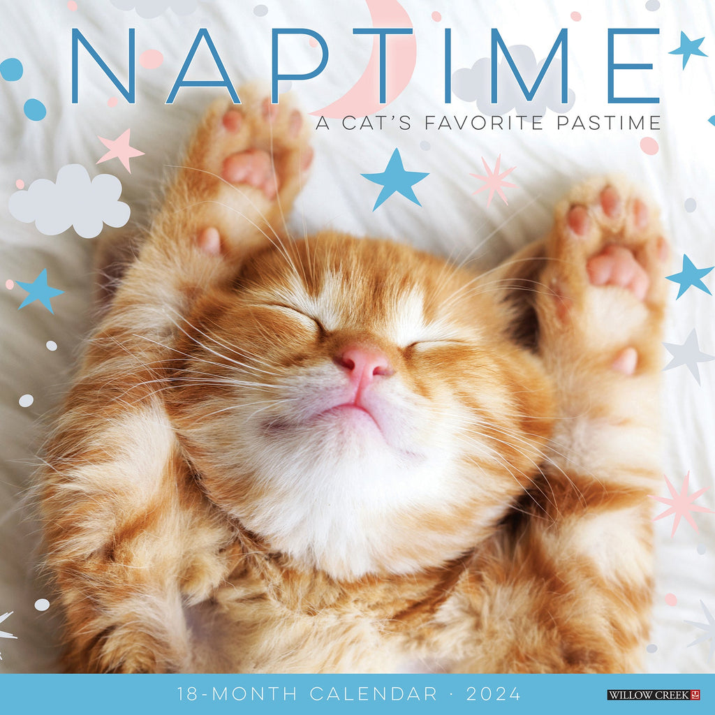 Naptime (Cats) 2024 Wall Calendar – Willow Creek Press
