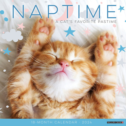 Naptime (Cats) 2024 12" x 12" Wall Calendar