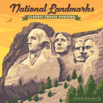 National Landmarks 2024 12" x 12" Wall Calendar