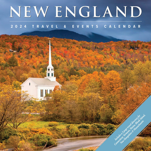 New England 2024 12" x 12" Wall Calendar