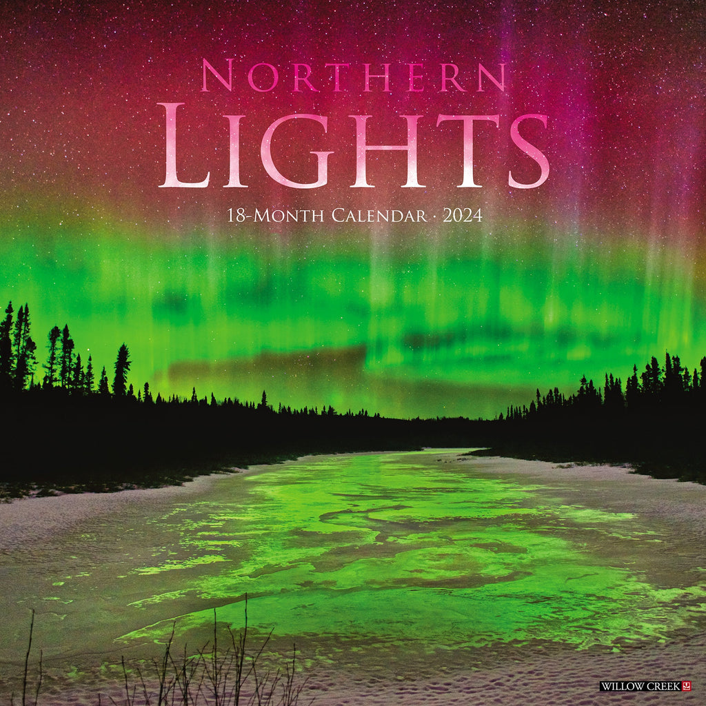 Northern Lights 2024 Wall Calendar Willow Creek Press