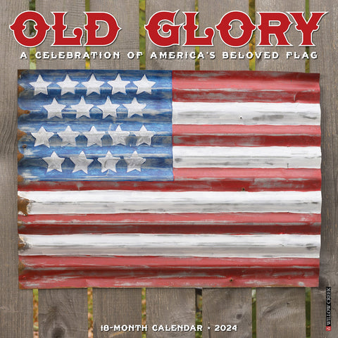 Old Glory 2024 12" x 12" Wall Calendar